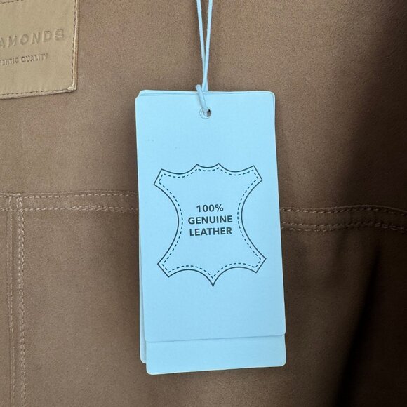 7 Diamonds Genuine Suede Leather Jacket - Picture 5 of 8